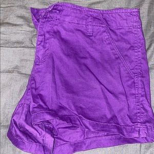 Jean shorts(purple)